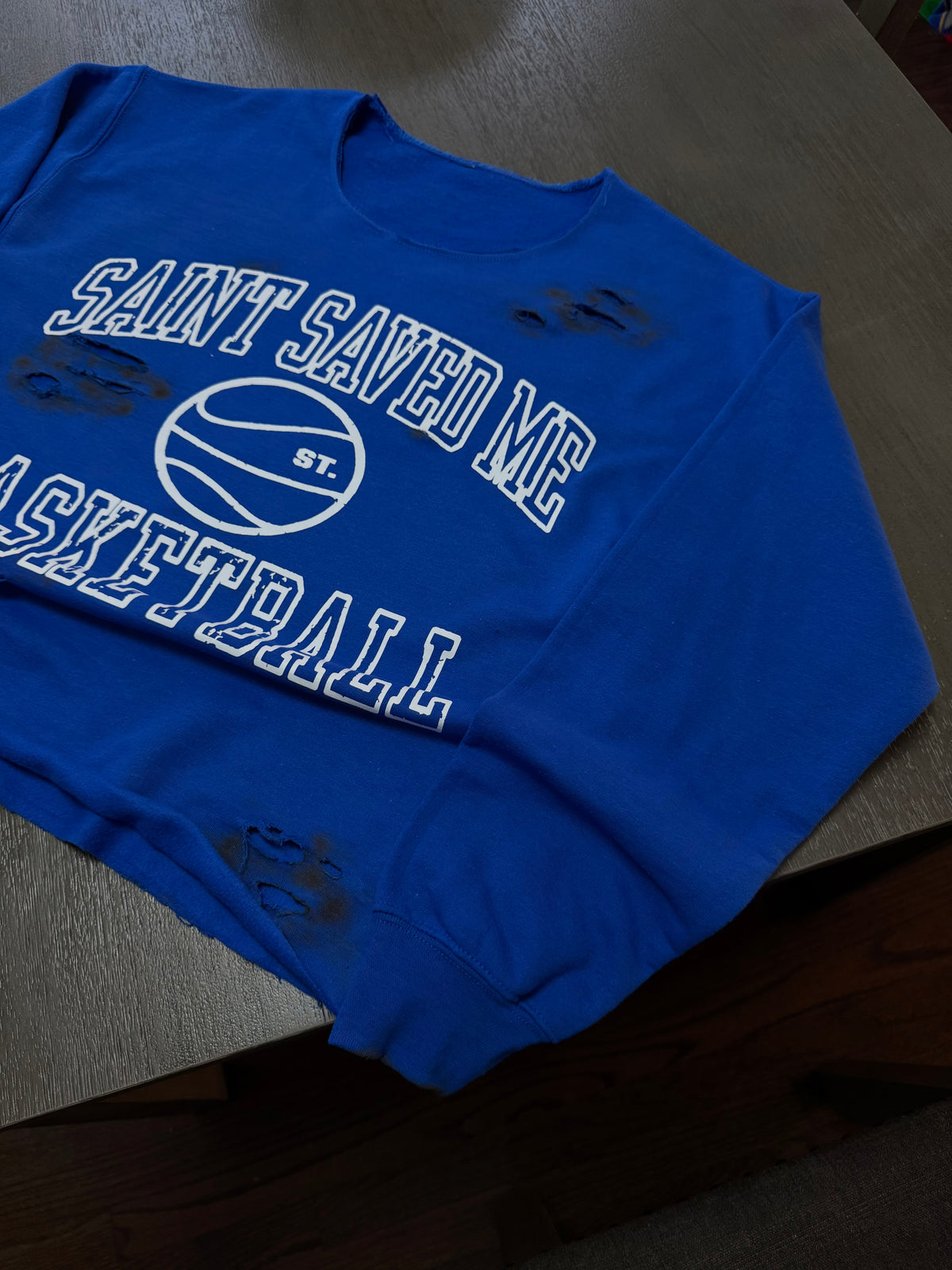 SSM Blue "Basketball" Inspired Long Sweatshirt