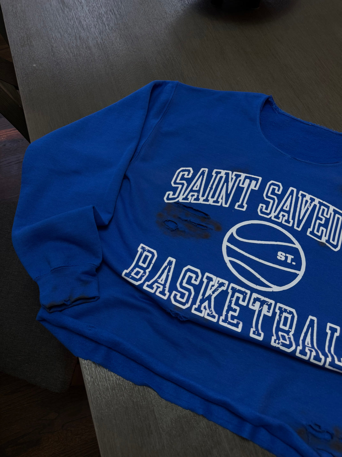 SSM Blue "Basketball" Inspired Long Sweatshirt